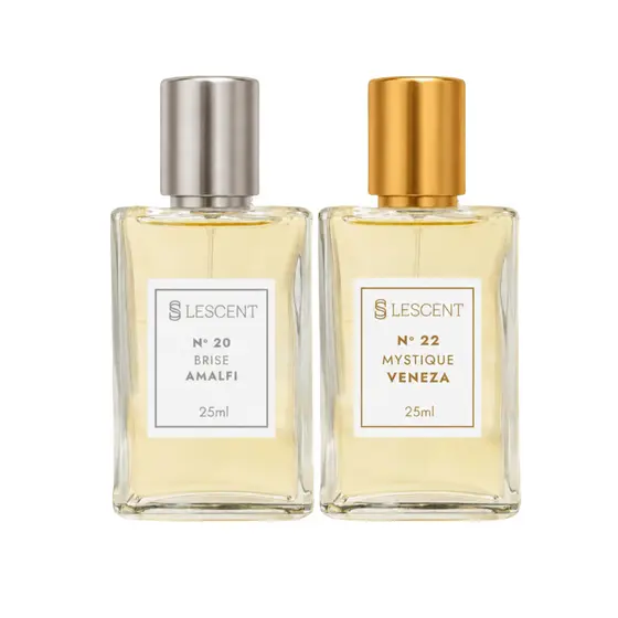 Kit Lescent N20 Brise Amalfi e N22 Mystique Veneza 25ml