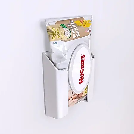 Porta Lenço Umedecido de Parede – Organizador Compacto