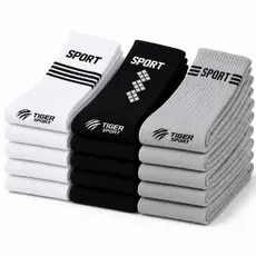 Meias Masculinas Sport Cano Alto Macias e Resistentes
