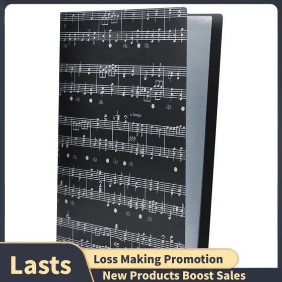 1 PCS PP Folha De Música Arquivo Pasta De Armazenamento De Papel Documentos Titular Arquivos De Em Branco Plástico Taman