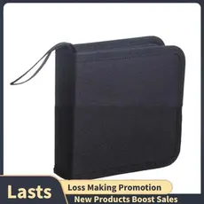 Estojo Compacto De Armazenamento De 40 Discos Para CD/DVD Organizador Portátil Suporte Protetor Carro E Casa B