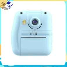 [Le's Shop] Lente Flip Infantil Impressora Portátil Adesivos De Papel Térmico Mini Impressoras Multifuncionais Digitais