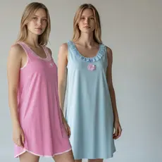 Kit 2 Camisola Feminina Senhora Malha Premium Elegante e Confortável