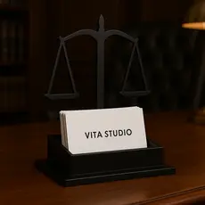 Porta Cartão de Visita Advocacia Advogados modernos Porta-Cartões Suporte Minimalista Cores Contato.