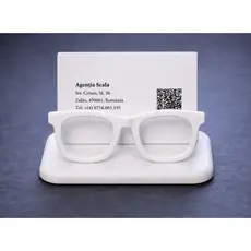 Porta Cartão de Visita ÓCULOS ÓTICA modernos Porta-Cartões Suporte Minimalista Contato..