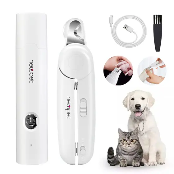 Newpet 2 Em 1 Kit Alicate + Lixa Corte De Unhas Pet Cães E Gatos