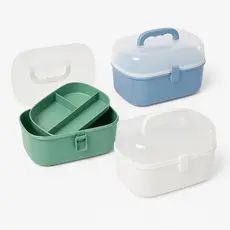 Maleta Organizadora de Maquiagem Para Manicure Pedicure Necessaire Feminina Grande Plástica