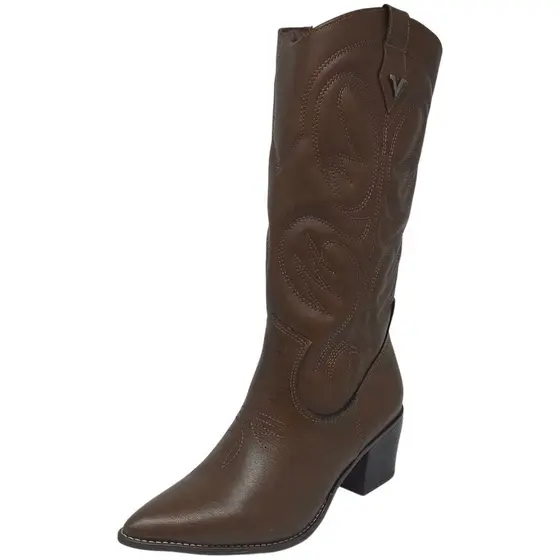 Bota Feminina Country Conforto Elegante Resistente Via Marte