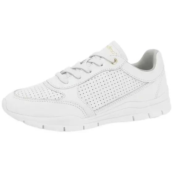 Tenis Feminino Couro Flexível Conforto Casual Comfortflex