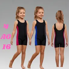 Maiô Infantil Feminino Macaquinho Juvenil para Hidroginástica Natação Praia em Suplex do 4 ao 16