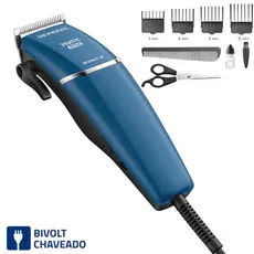 Máquina de Corte Mondial Bivolt Pratic Style CR-10 Maquina de Cortar Cabelo e Barba