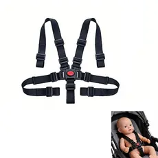 Cinto Segurança 5 Pontos Universal Cadeirinha Carrinho Bebê Envio Imediato