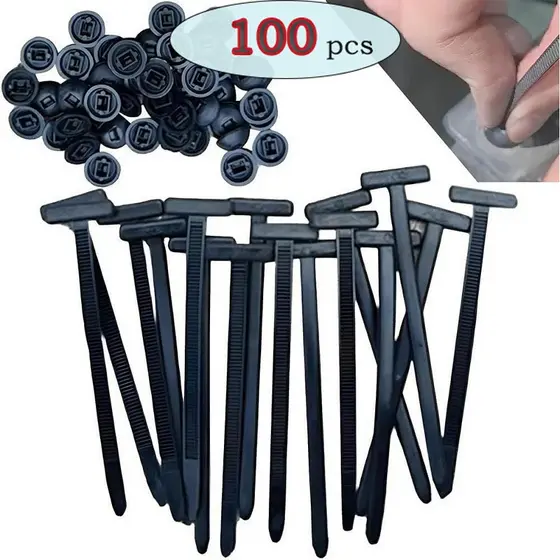 20/50/100 pçs Abraçadeiras Universal Presilha Fixação Com Trava Automática ENVIO IMEDIATO