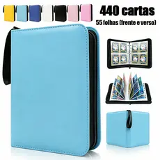 Pokémon Hard Cover Zipper Binder Album 440 Cards TCG Card Holder Ready for Delivery