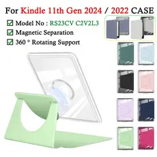 Capa Giratório Magnética Para Kindle 11ª/12ª Geração - 6 Polegadas C2V2L3/RS23CV (2022/2024)