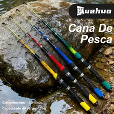 Conjunto De 4 Peças De Vara De Pesca Barata , 1.8 M , Capacidade Máxima De Carga De 15 Kg , Durável E Forte