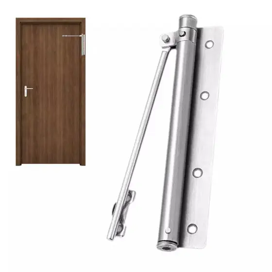 Mola Inox Fechamento Automático de Porta Silencioso Ajustável até 25kg