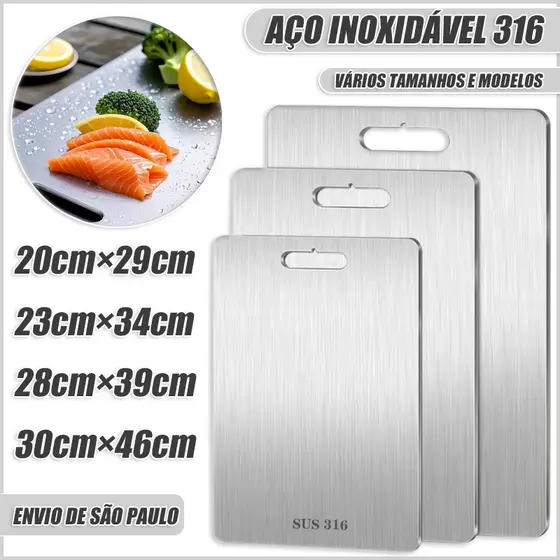 Tábua De Corte 316 Aço Inoxidável Antibacteriana À Prova De Mofo tábua de cozinha Para Cozinha Tábua Carne