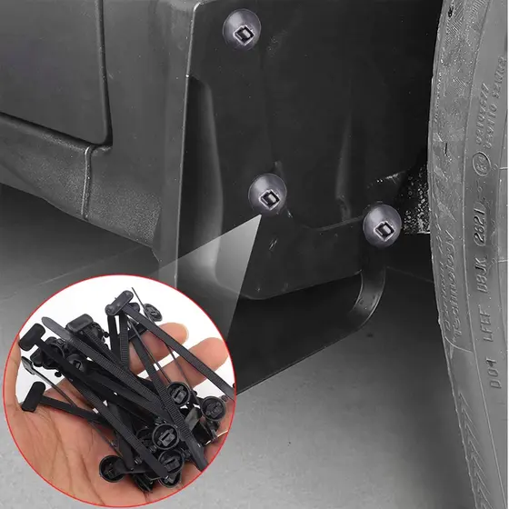 100/50/20/10 Unidades Abraçadeira Nylon Enforca Gato Fivela Cinta Plástica Tipo T Universal Travamento Automático Car