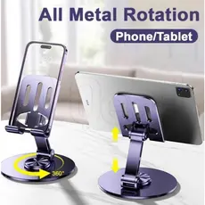 Suporte para celular pode 360° Suporte giratório de Material metálico para celular, suporte para computador