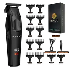 kikido Máquina De Cortar Cabelo e Aparelho Barbeador Elétrico Para Fazer Barba Cortador USB Profissional Hair Trimmer