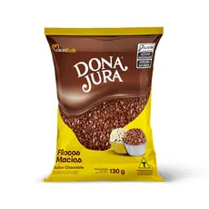 Flocos Macio Gourmet Chocolate 130g Decora Dona Jura