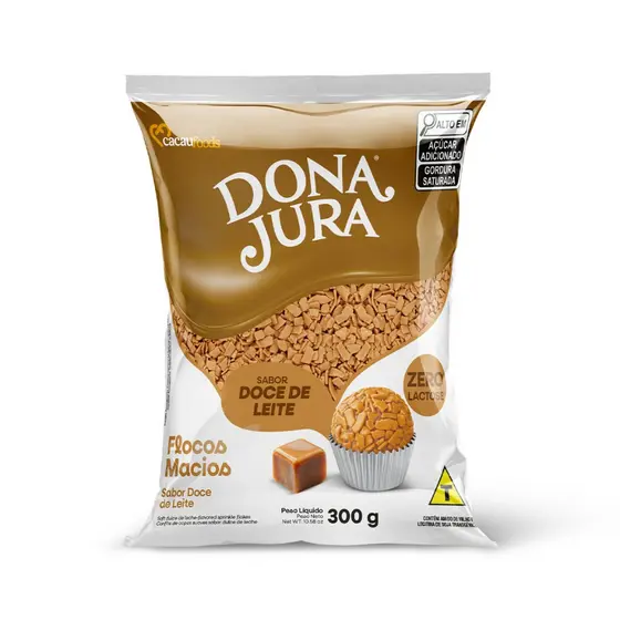 Flocos Macios Sabor Doce de Leite 300g