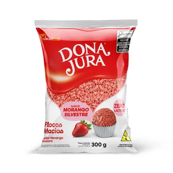 Flocos Macios Sabor Morango 300g
