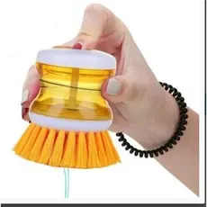 Escovas De Lava Louças Com Porta Detergente Coloridas