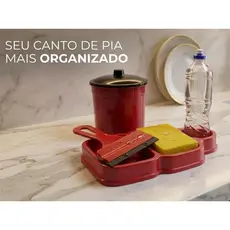 KIT ORGANIZADOR DE PIA – PRATICIDADE E ORGANIZAÇÃO NA SUA COZINHA