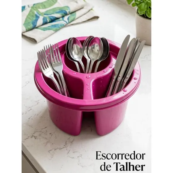 Escorredor de Talheres Pop – Organize Sua Cozinha com Estilo!