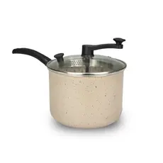 Pipoqueira Panela de Pipoca Antiaderente Teflon Panela para fazzer Pipoca com saída a vapor - 20cm, 3,5L