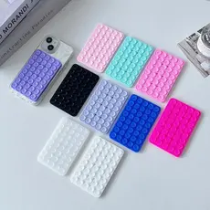 Suporte De Silicone Com Ventosa Dupla Face Para Uso Reutilizável