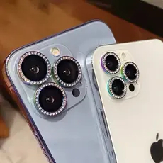 Lente Película De Câmera Diamante Para iPhone 11/11pro/11paomax12/12pro /13/13pro /14/14pro /15/15pro /16/16 Pro Max