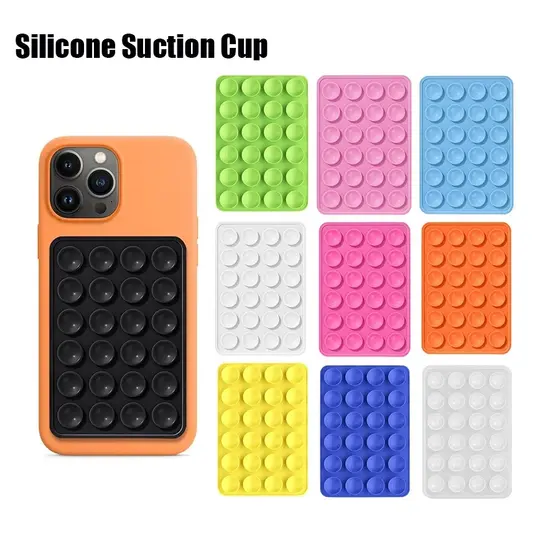KIT 100/200/300 PCS Suporte de Silicone Ventosas para Celular – Fixação em Espelhos e Superfícies Lisas Envio Rapido