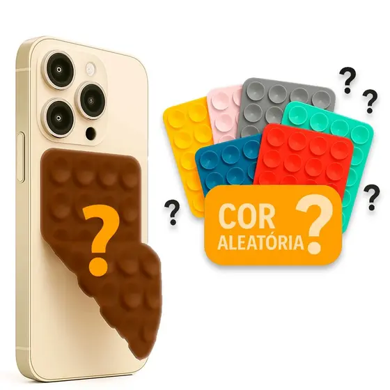 KIT 10/20/30/50PCS Suporte De Silicone Com Ventosa Para Celular Duplas Ventosas