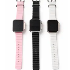 Relógio Digital Com Pulseira De Silicone Esportivo Ou Casual  Unisex