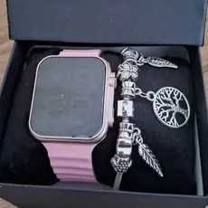Relógio Feminino E Masculino Digital Led Com Pulseira Em Silicone Da Moda