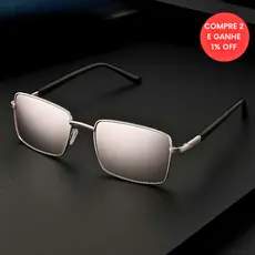 OCULOS DE SOL LUPA DO VILÃO ESPELHADA UNISSEX PROTEÇÃO UV400 SEM MOLDURA