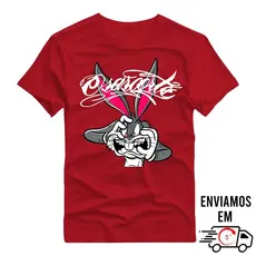 Camiseta OSASCORTE  100% Algodão Premium Fio 30.1O "Osascorte Coelho" Grau moto