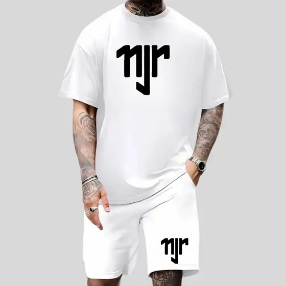 Conjunto Camiseta Neymar + Short Masculino Adulto NATAL