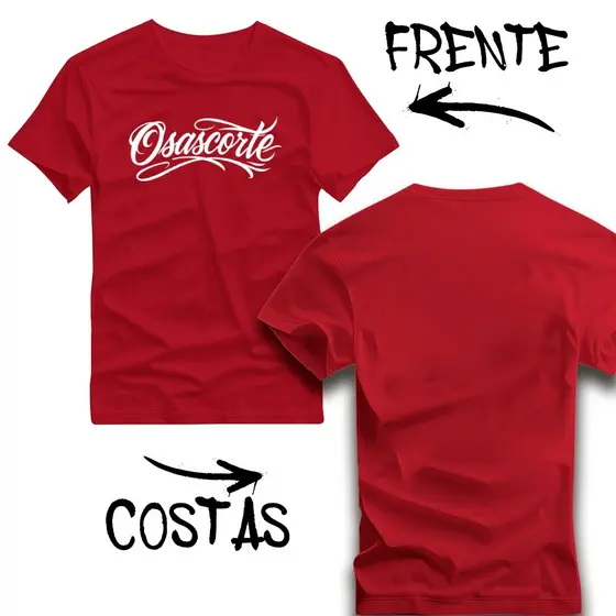 Camiseta Masculina Premium OSASCORTE Camisa 100% Algodão Fio 30.1 Moto Grau ENVIO IMEDIATO - 211 NATAL