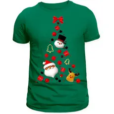 ML- Camisetas Masculina Feminina Personalizadas Personagens Feliz Natal 100% algodão