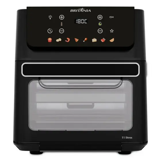Air Fryer Oven Britânia 11L 8 Funções 1800W BAF11A