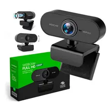 Webcam Camera Full Hd Zoom 1080p 360 Graus Videoconferencia Web Cam Entrada Usb 2.0 Com Microfone