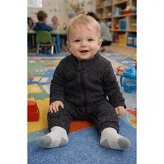 Macacão Quentinho Bebê Menino Menina Infantil Inverno Bouclé Preto