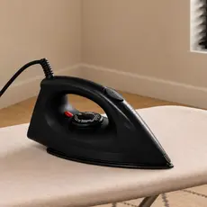 Ferro De Passar Roupa A Seco 1000W Base Cerâmica Antiaderente Bivolt 127V 220VCompacto Controle Temperatura