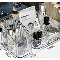 Porta Maquiagem Organizador Multiuso De Acrílico Transparente Batom Cosméticos Make