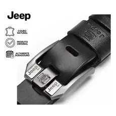 Cintos Masculino Feminina Jeep Couro Legitimo 125cm
