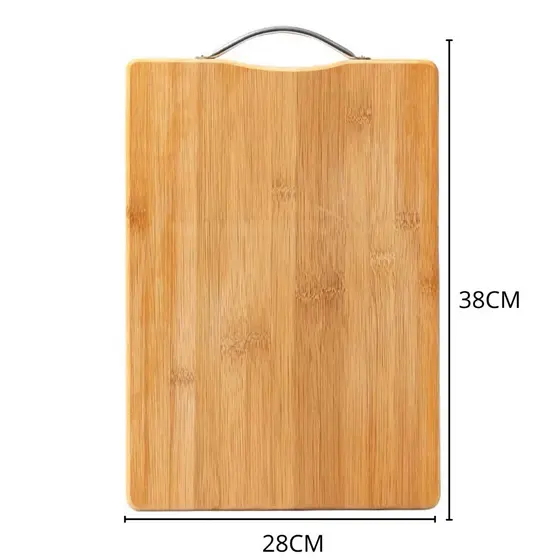 Tábua de Corte em Bambu 28x38cm – Ideal para Carnes, Queijos e Frios